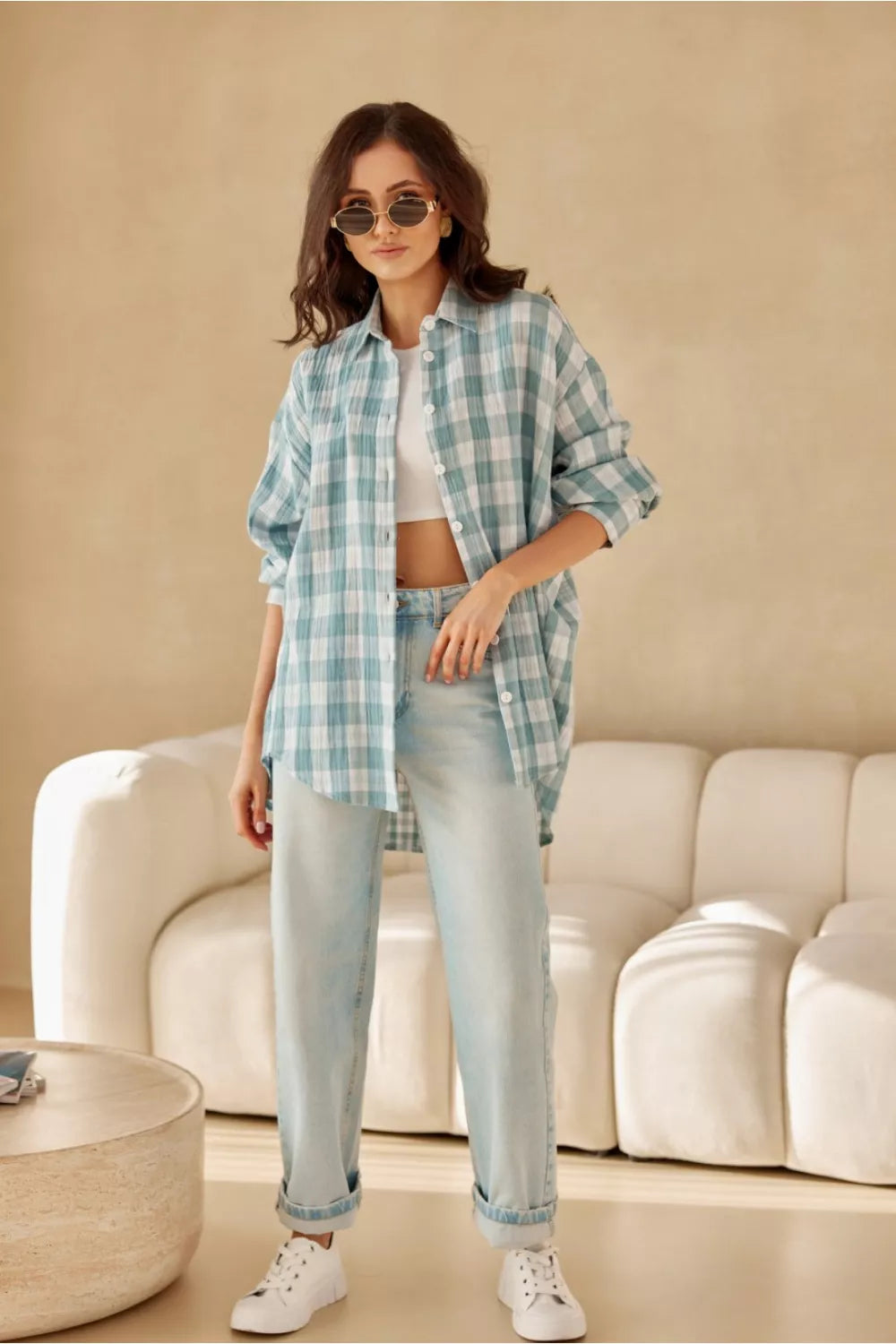 Marškiniai ilgomis rankovėmis, modelis 209566, Roco Fashion