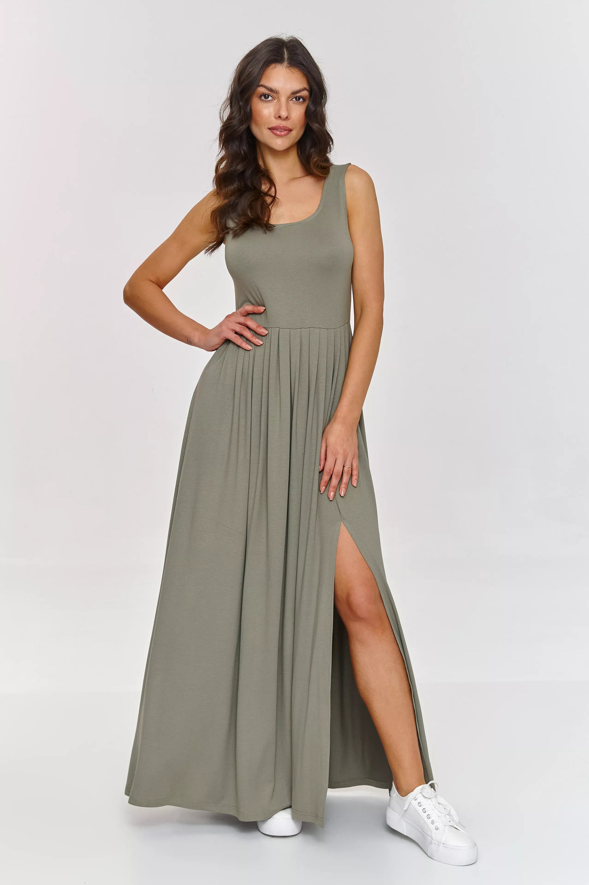 Suknelė kasdienai, modelis 209631, Makadamia