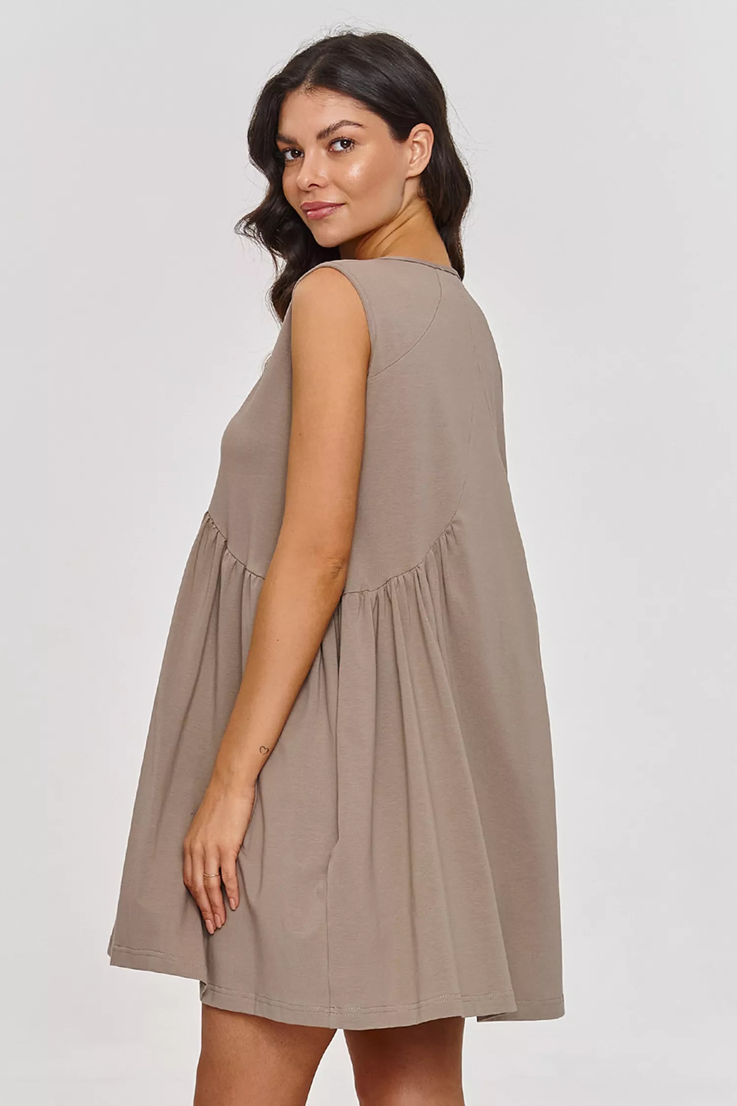 Suknelė kasdienai, modelis 209571, Makadamia
