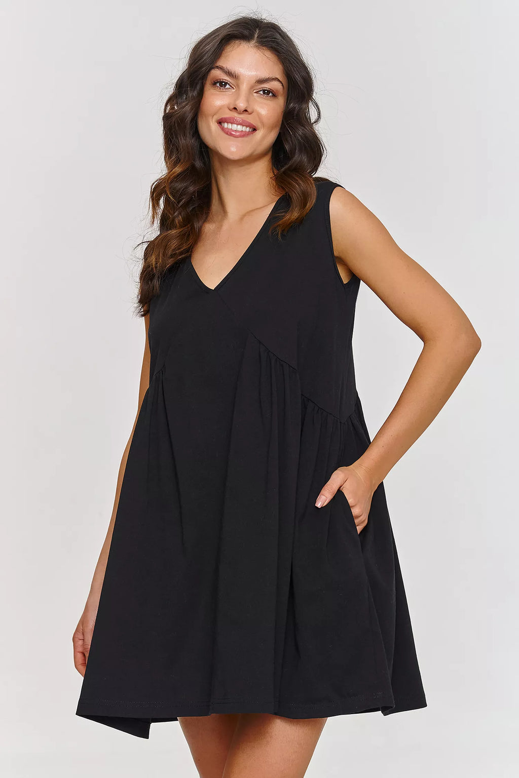 Suknelė kasdienai, modelis 209574, Makadamia