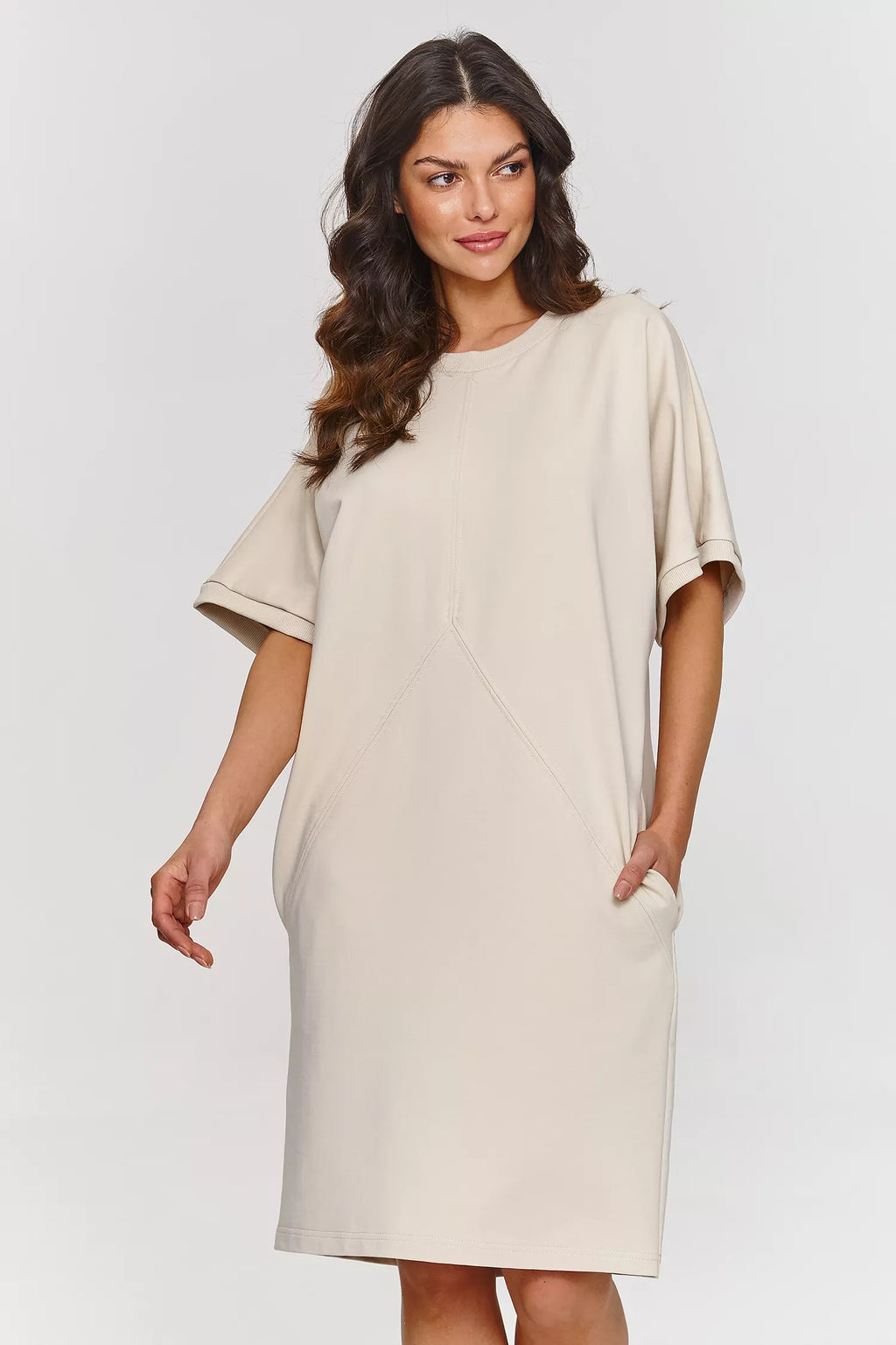 Suknelė kasdienai, modelis 209593, Makadamia