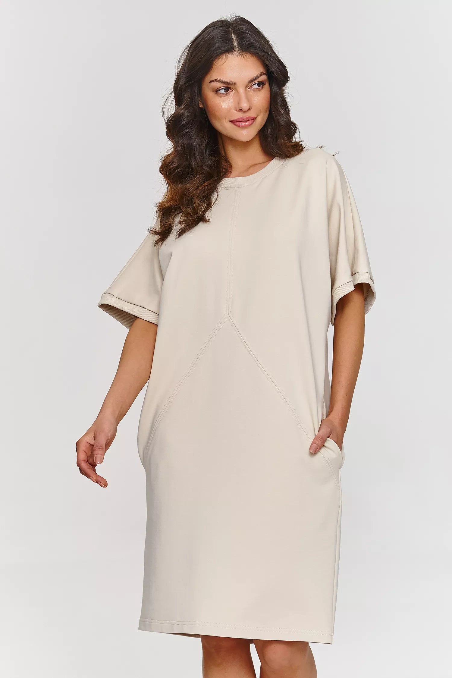 Suknelė kasdienai, modelis 209593, Makadamia
