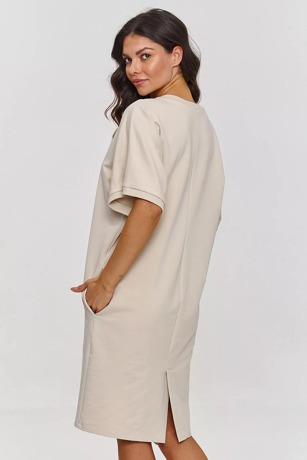 Suknelė kasdienai, modelis 209593, Makadamia