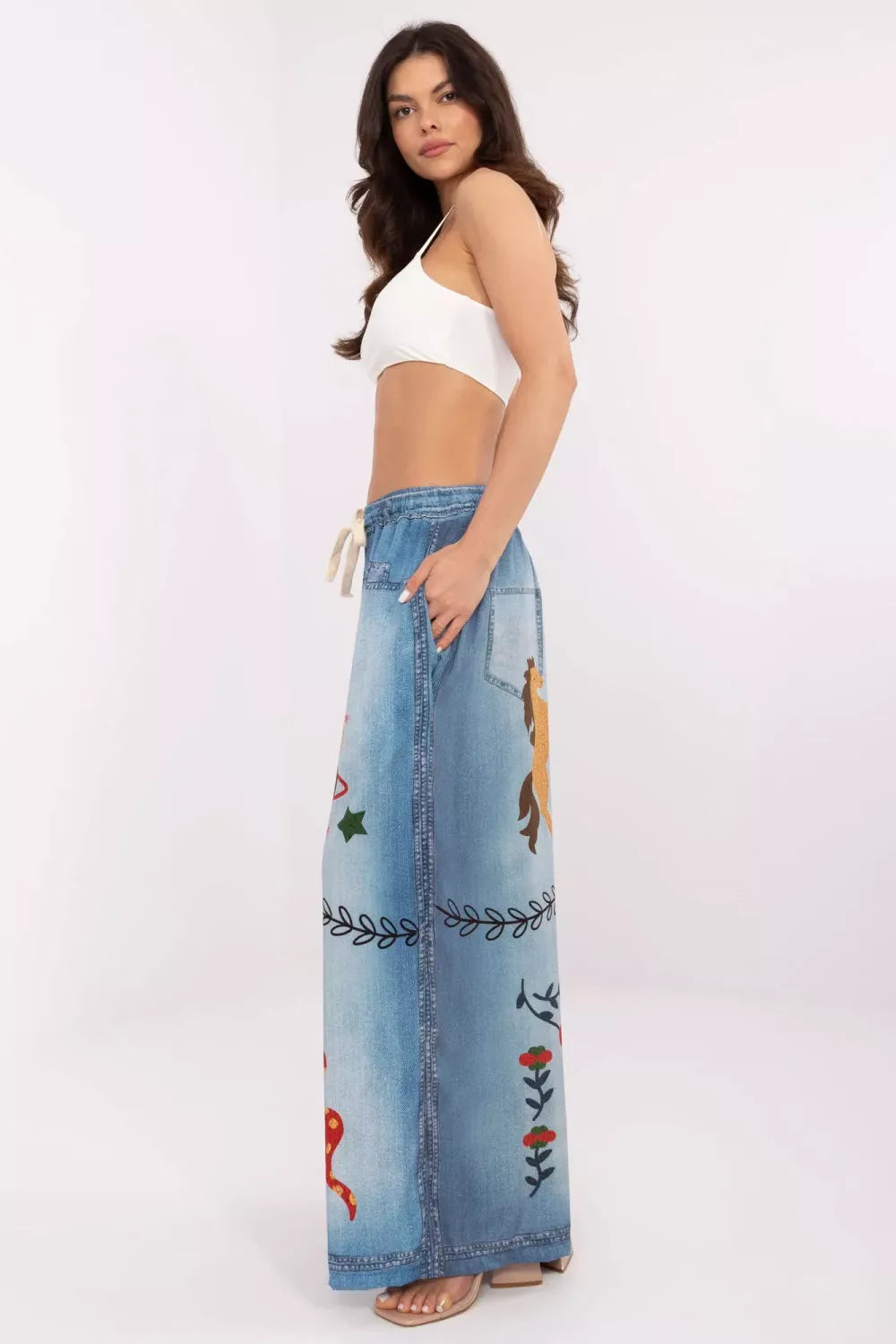 Moteriškos kelnės, modelis 210029, Italy Moda