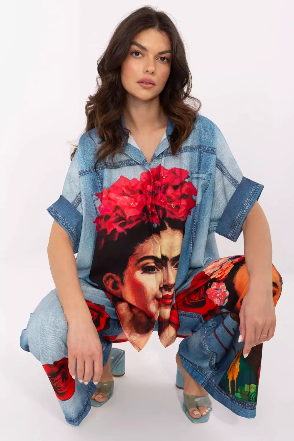 Marškinėliai trumpomis rankovėmis, modelis 210032, Italy Moda