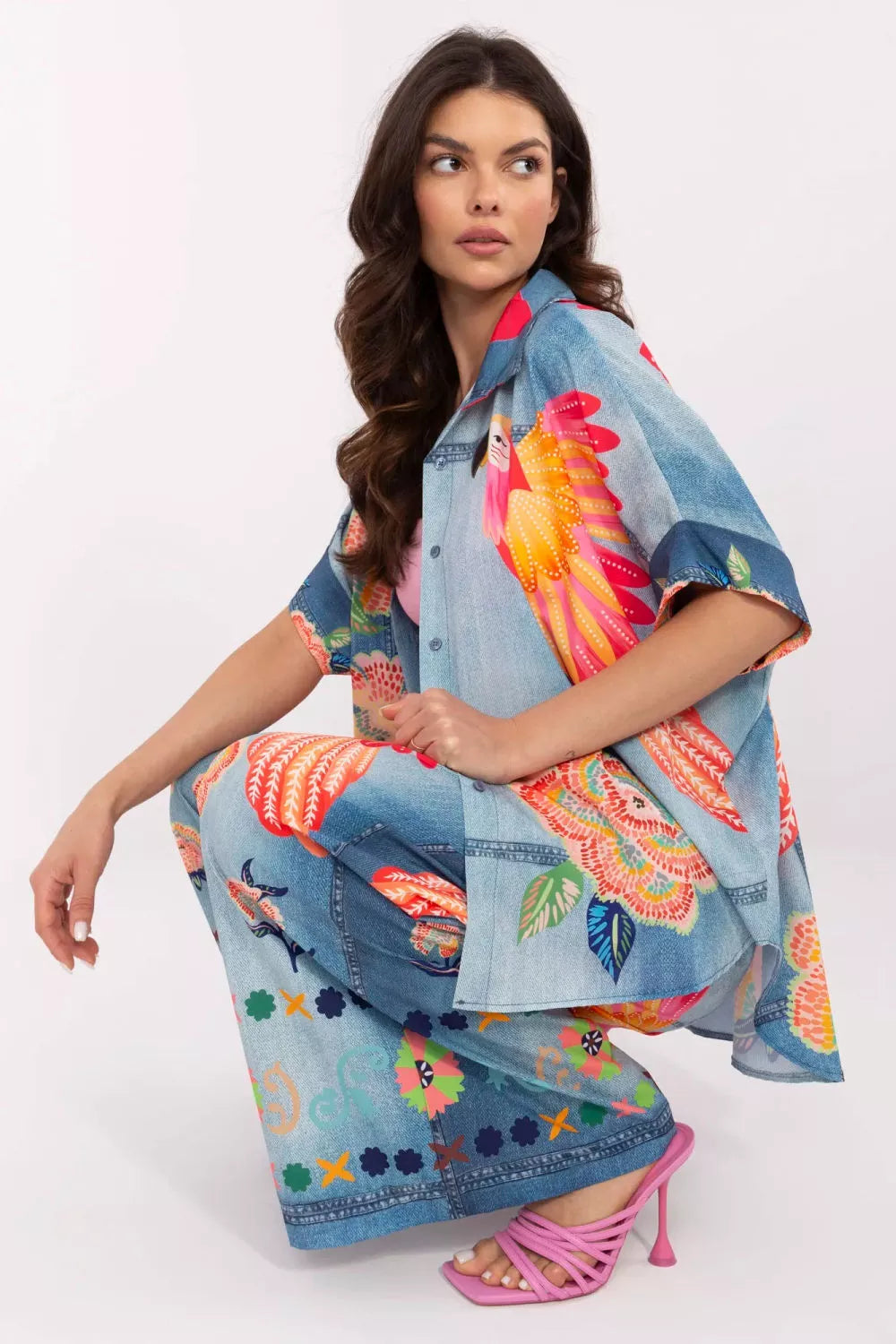 Marškinėliai trumpomis rankovėmis, modelis 210033, Italy Moda