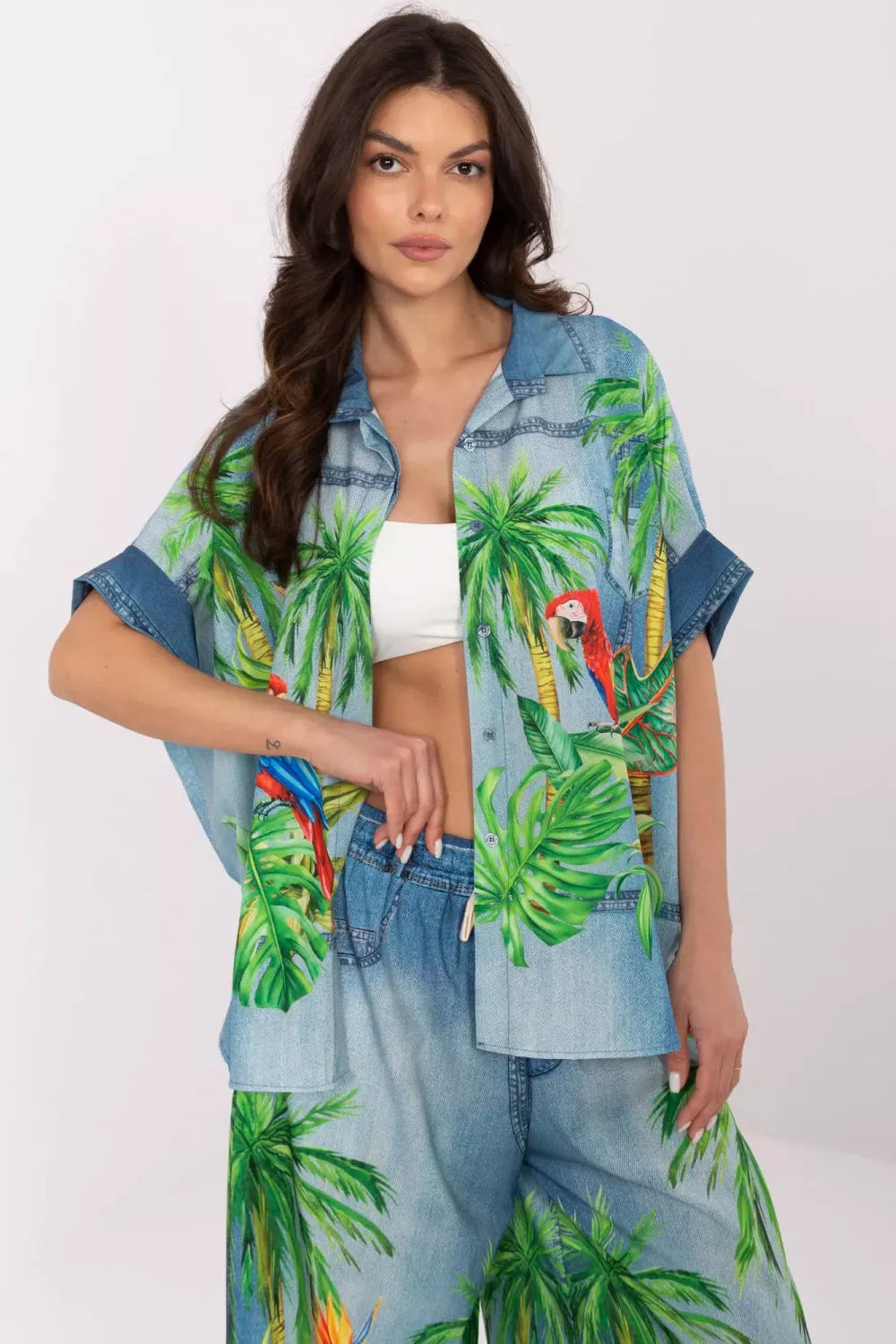 Marškinėliai trumpomis rankovėmis, modelis 210034, Italy Moda