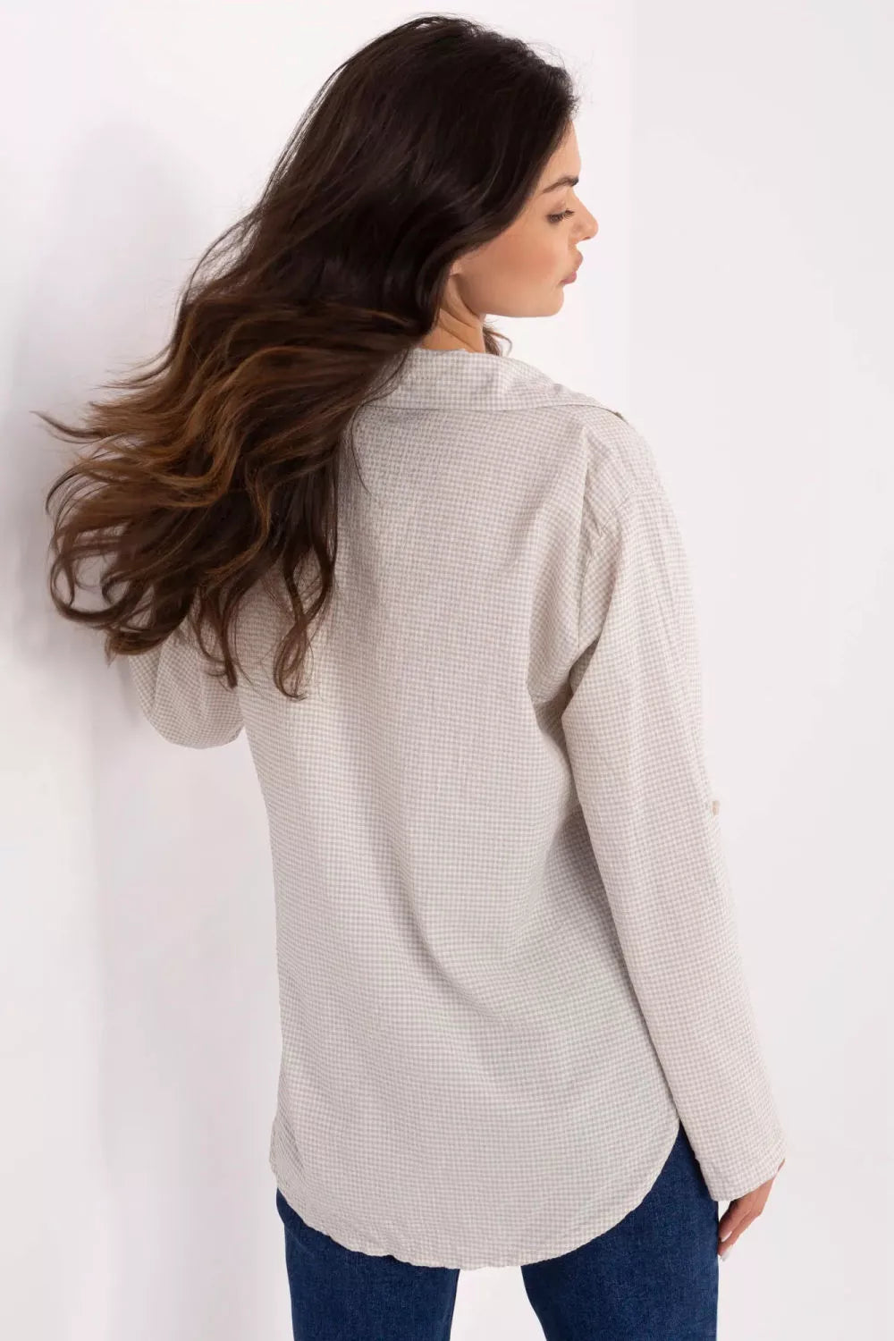 Marškiniai ilgomis rankovėmis, modelis 211444, Italy Moda