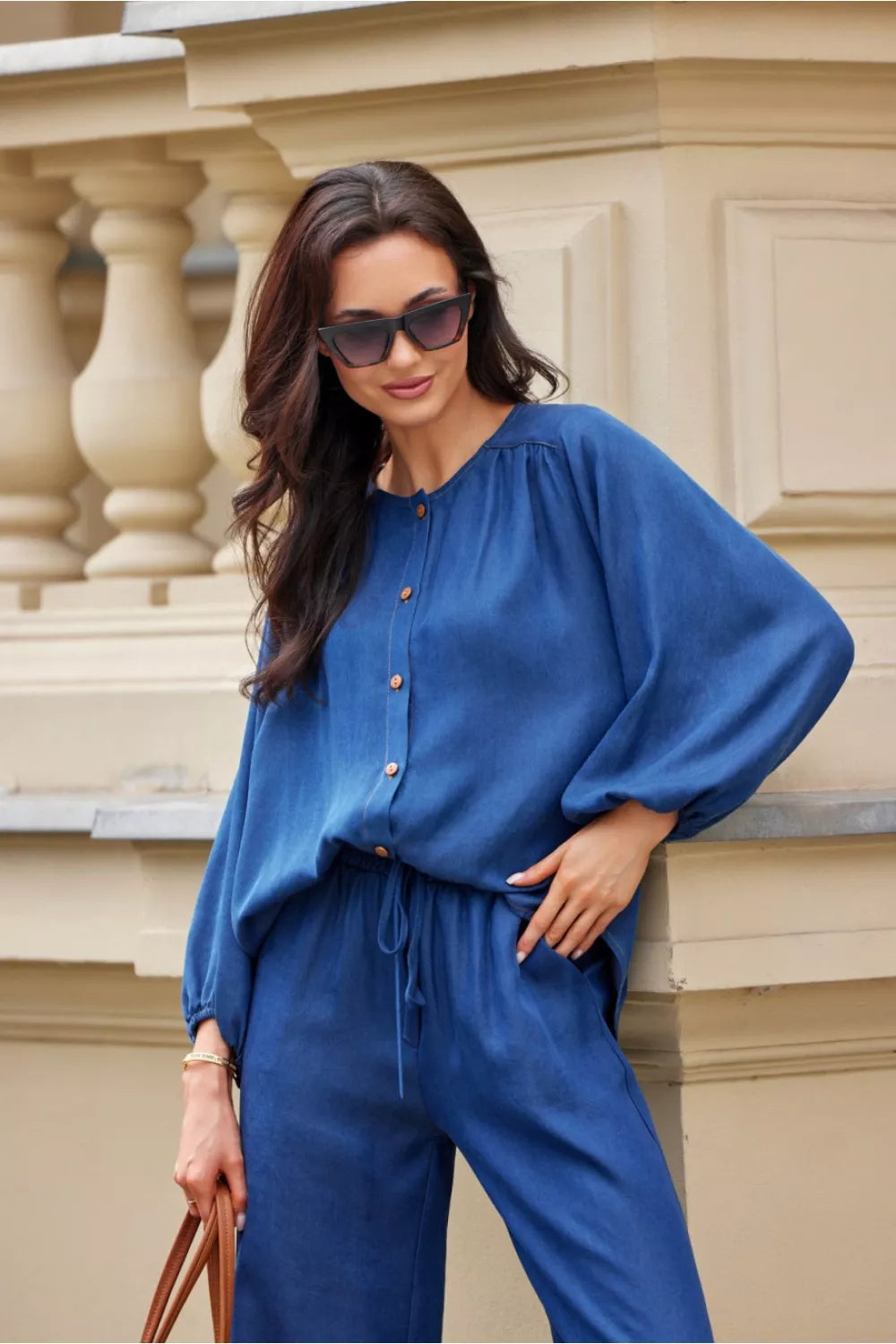 Marškiniai ilgomis rankovėmis, modelis 211897, Roco Fashion