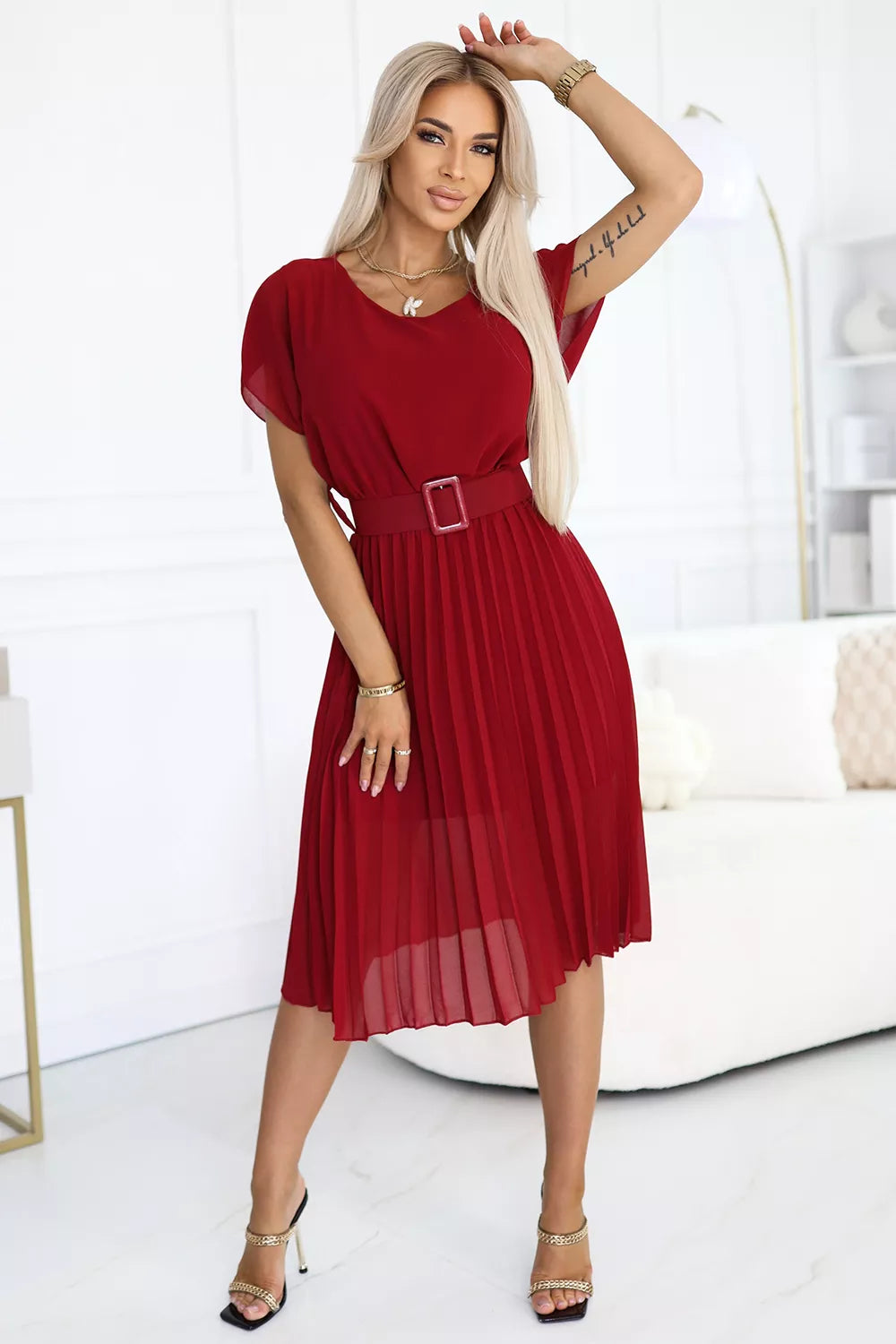 Kokteilinė suknelė, modelis 212739, Numoco