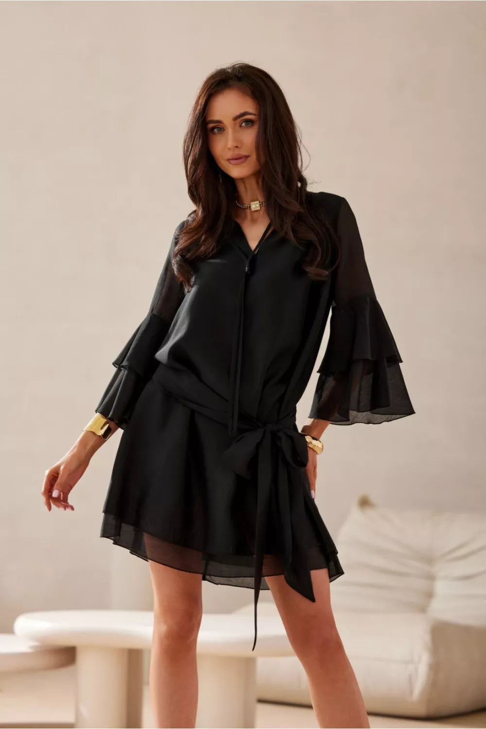 Kokteilinė suknelė, modelis 213619, „Roco Fashion“