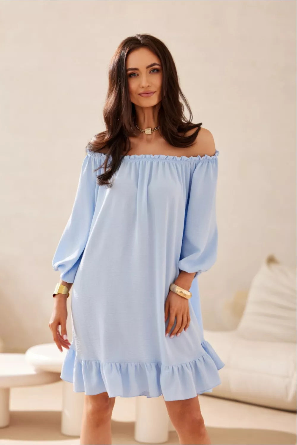 Dieninė suknelė, modelis 213629, „Roco Fashion“