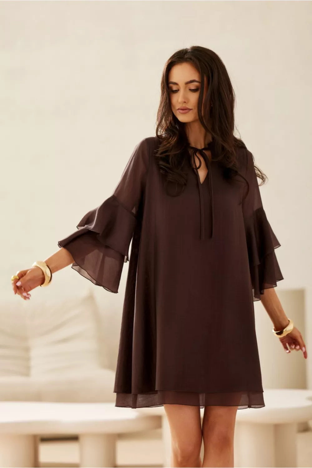 Kokteilinė suknelė, modelis 213989, Roco Fashion