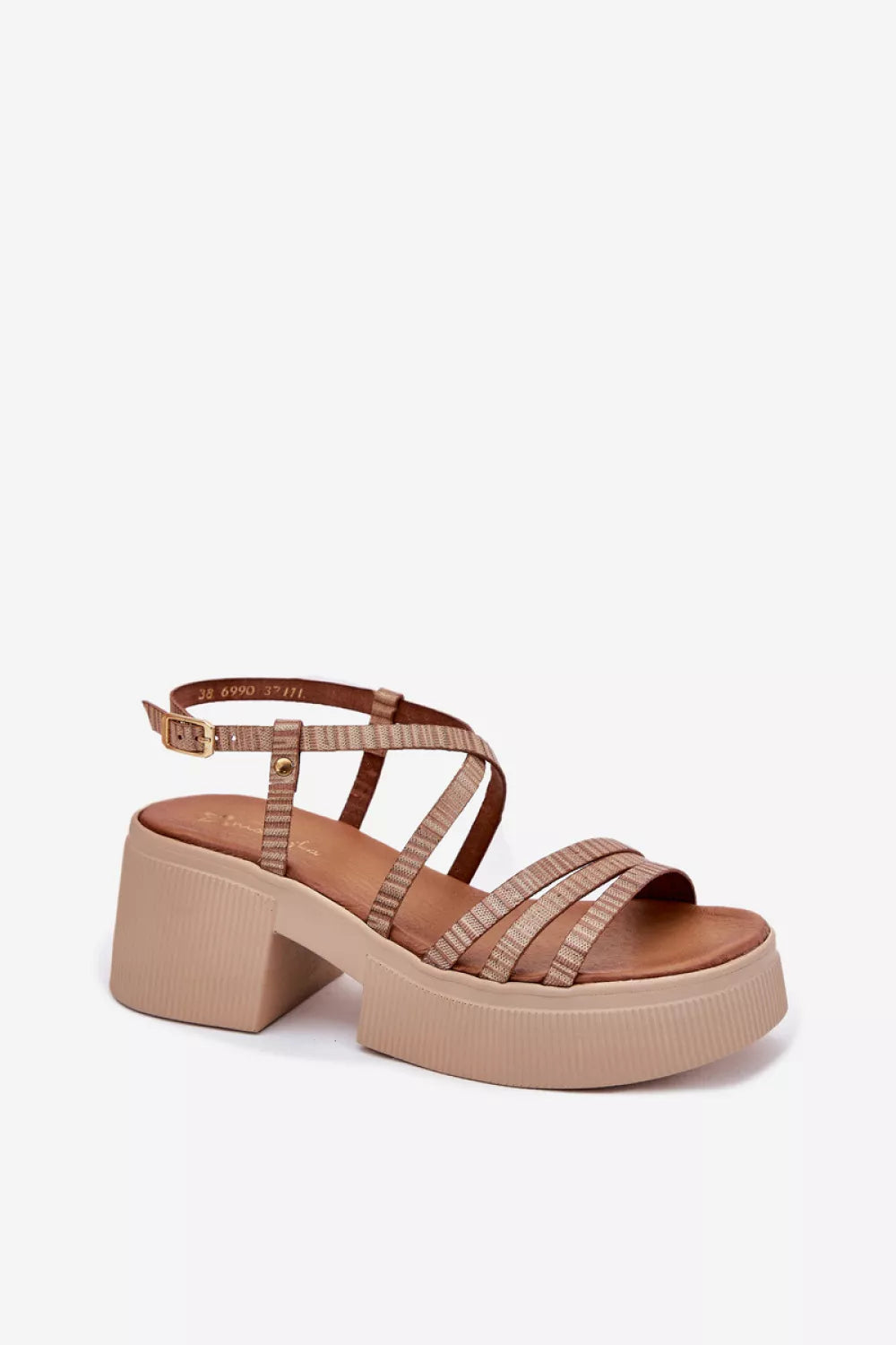 Aukštakulniai sandalai, modelis 214994. Ženkite į stilių