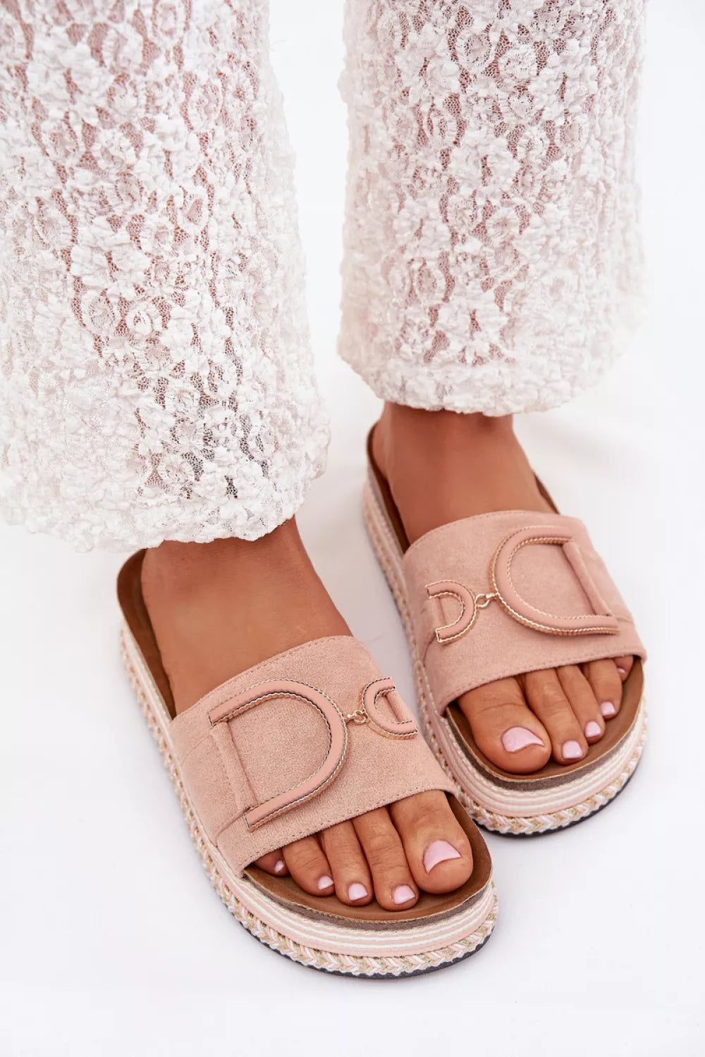 Šlepetės, modelis 215660 Ženkite į stilių