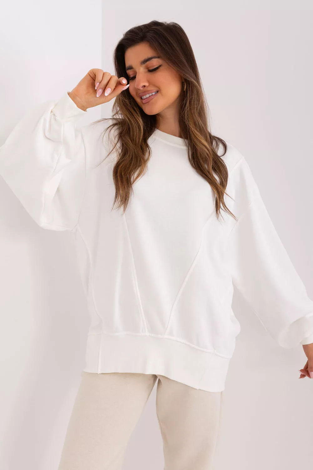 Sportinis megztinis modelis 216159 Ex Moda