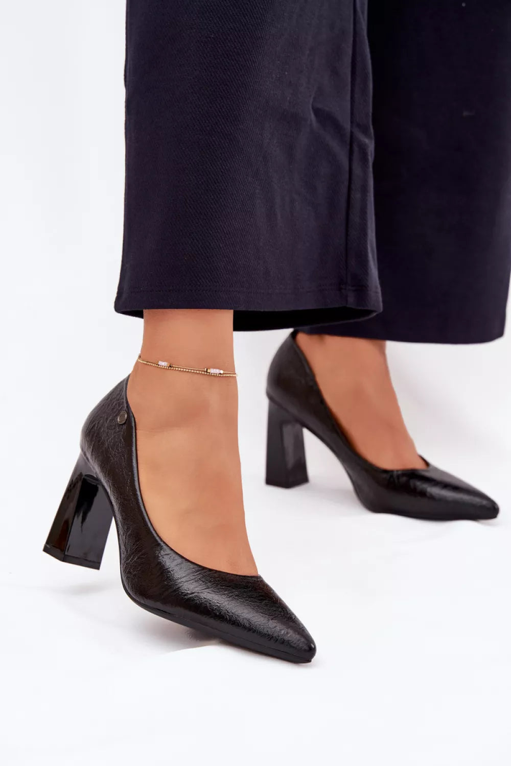 Bateliai su blokiniu kulnu modelis 216310 Step in style