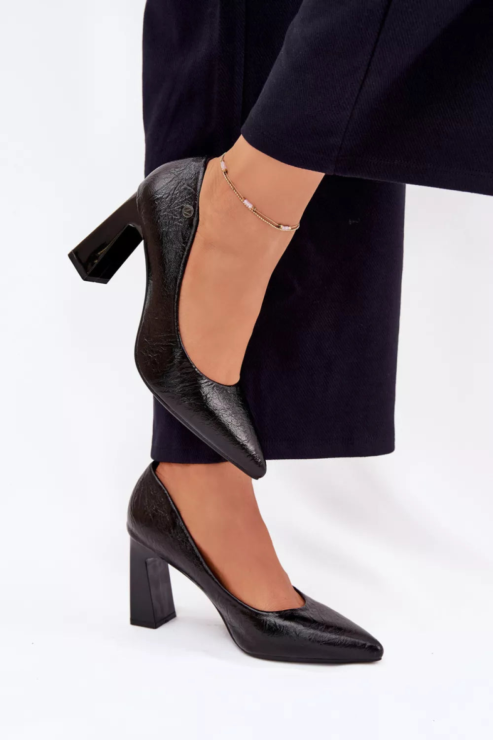Bateliai su blokiniu kulnu modelis 216310 Step in style