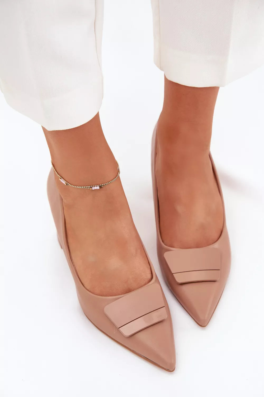 Bateliai su blokiniu kulnu, modelis 216312, Step in style