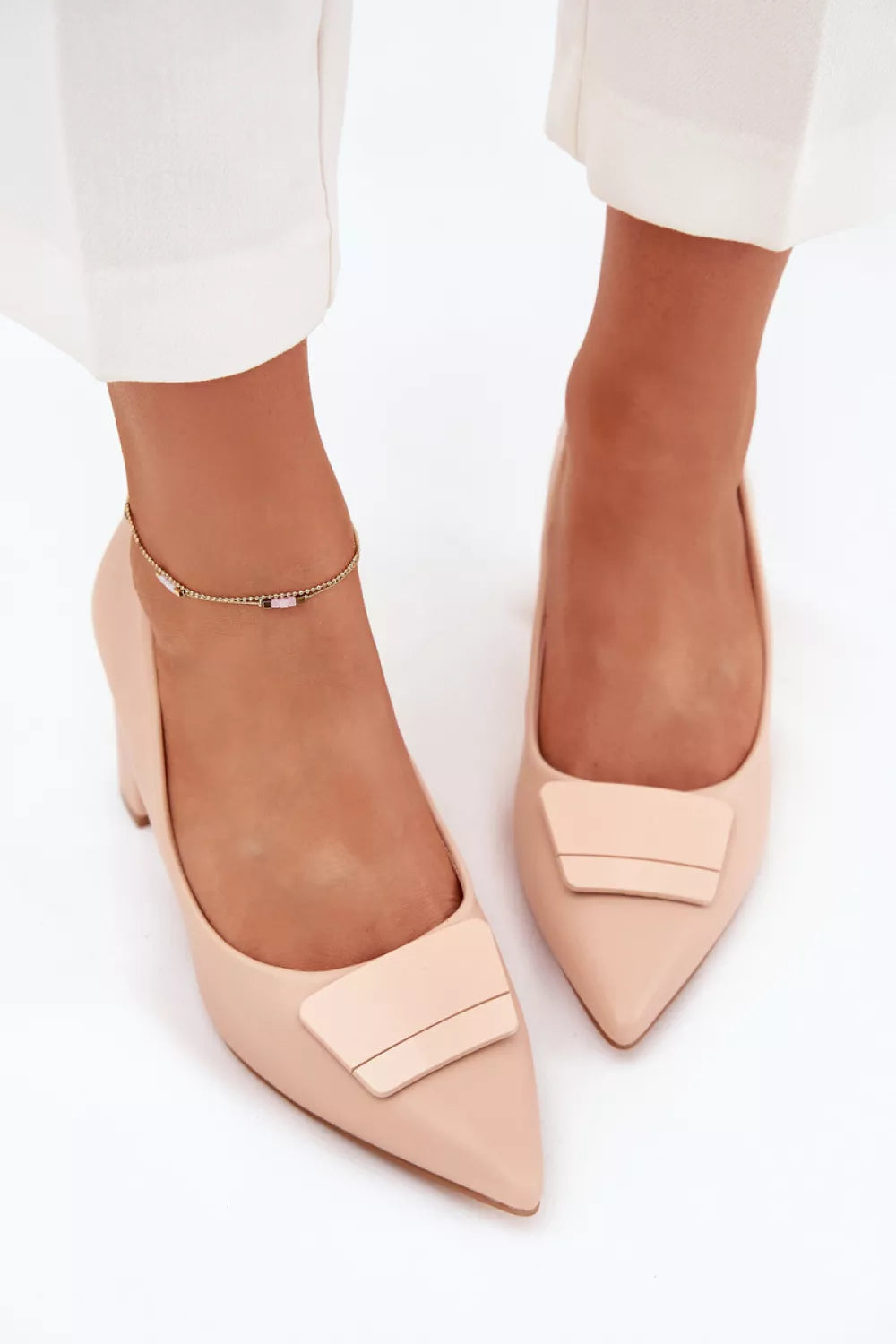 Batelių su blokiniu kulnu modelis 216313 Step in style