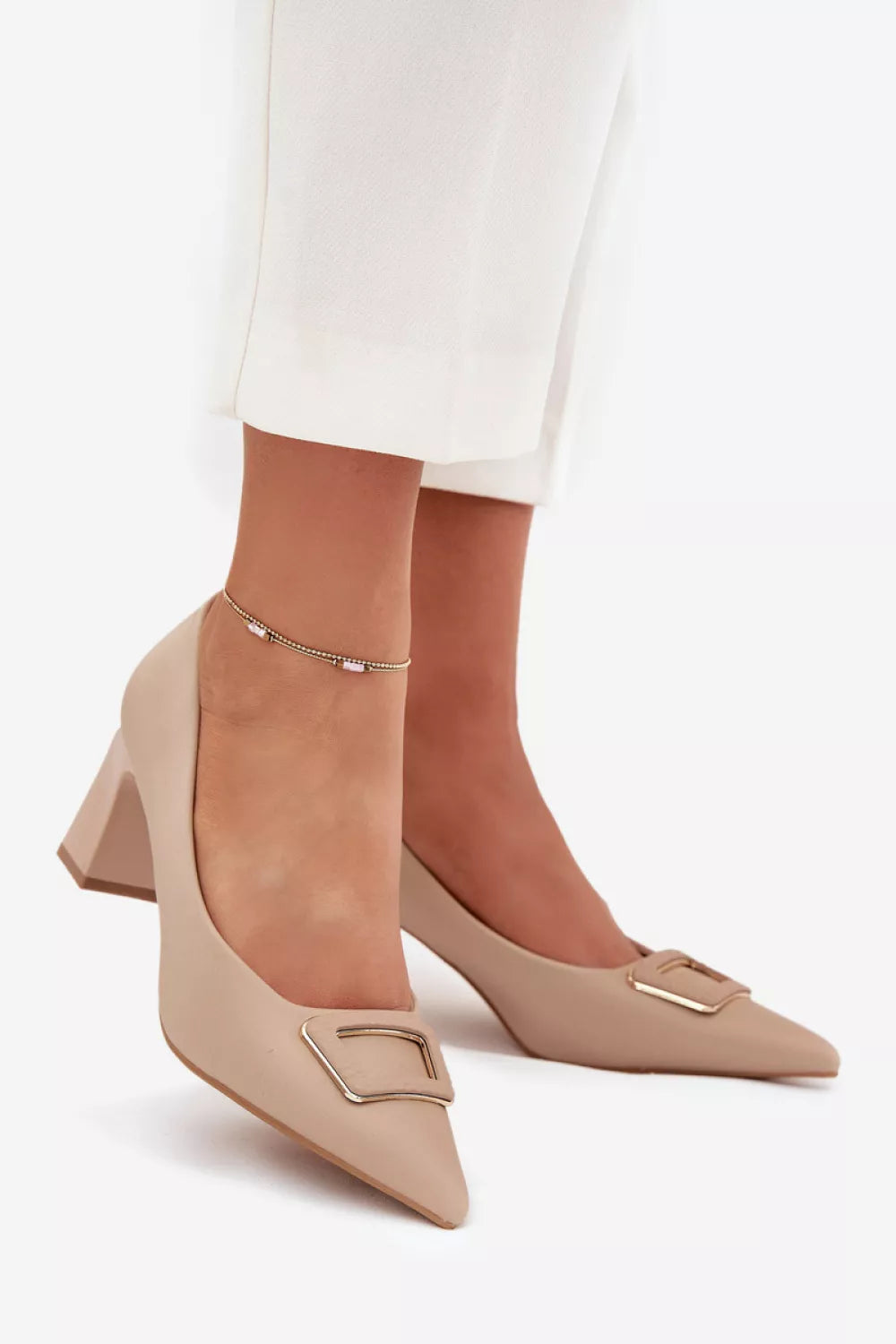 Bateliai su blokinio kulno modelis 216314 Step in style