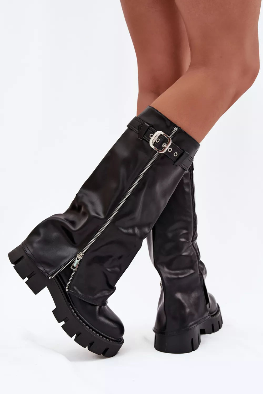Auliniai batai iki šlaunų modelis 216657 Step in style