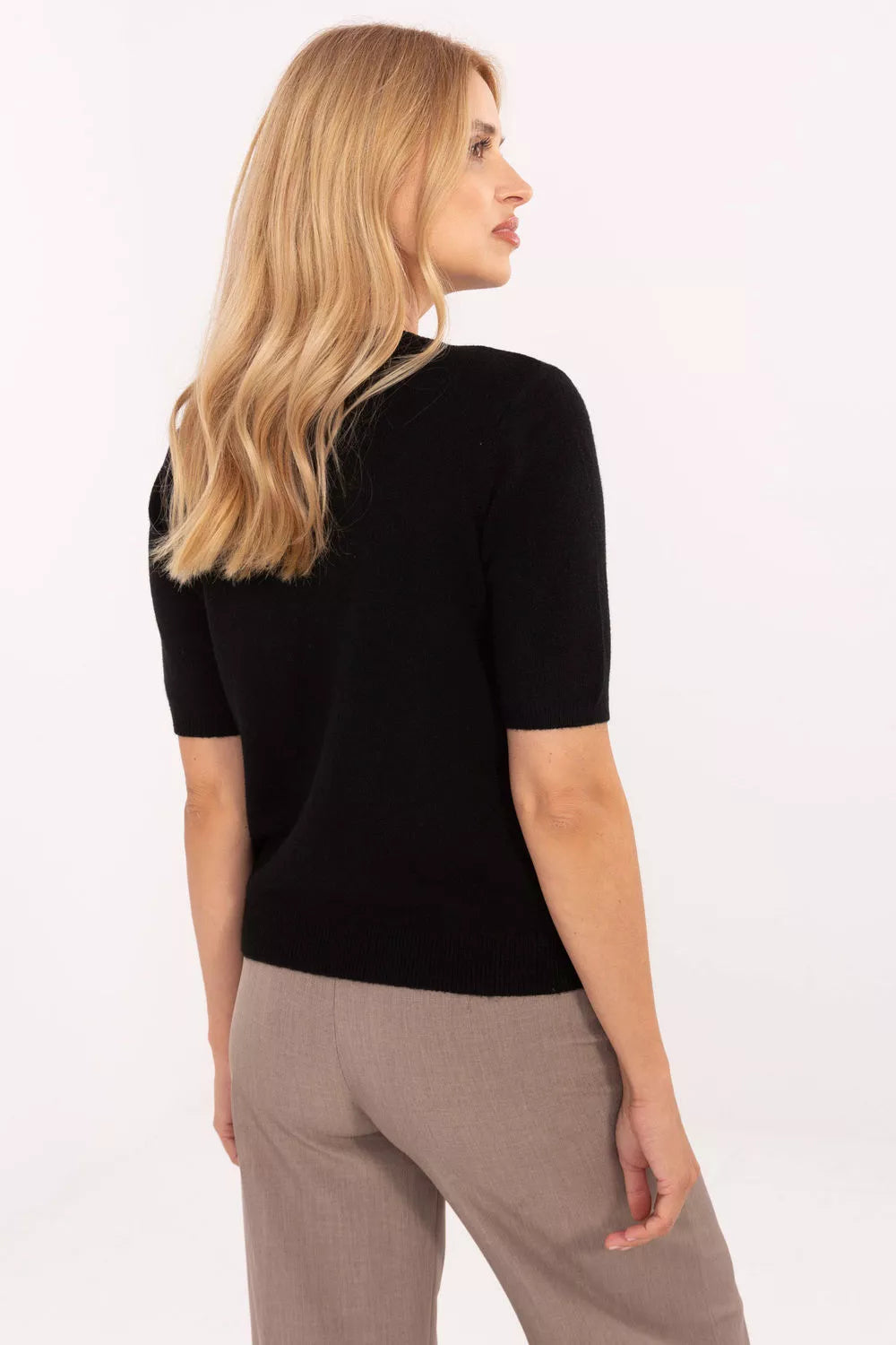Megztinis trumpomis rankovėmis, modelis 216755, gamyklinė kaina