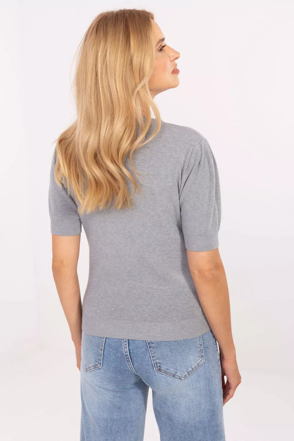 Megztinis trumpomis rankovėmis, modelis 216778, gamyklinė kaina