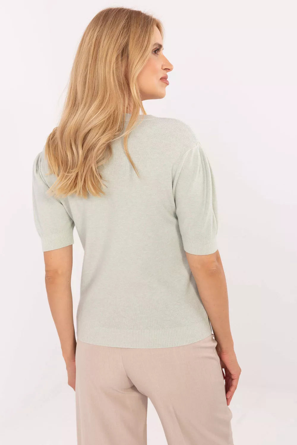 Megztinis trumpomis rankovėmis, modelis 216780, gamyklinė kaina