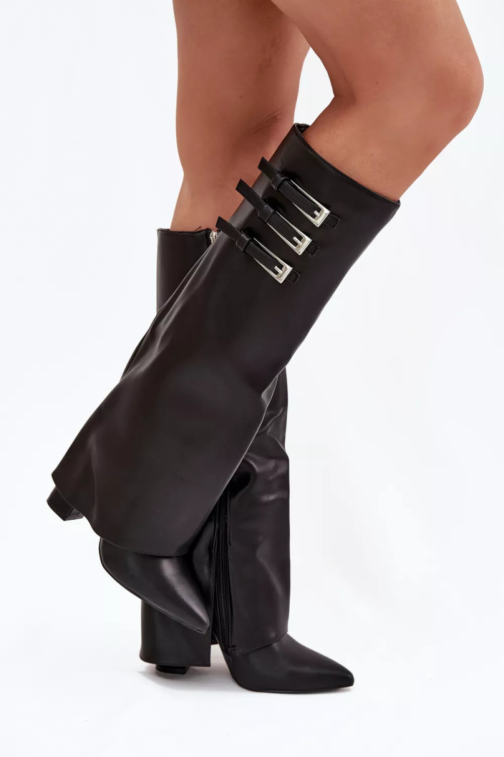Auliniai batai su kulnu, modelis 216789 Step in style