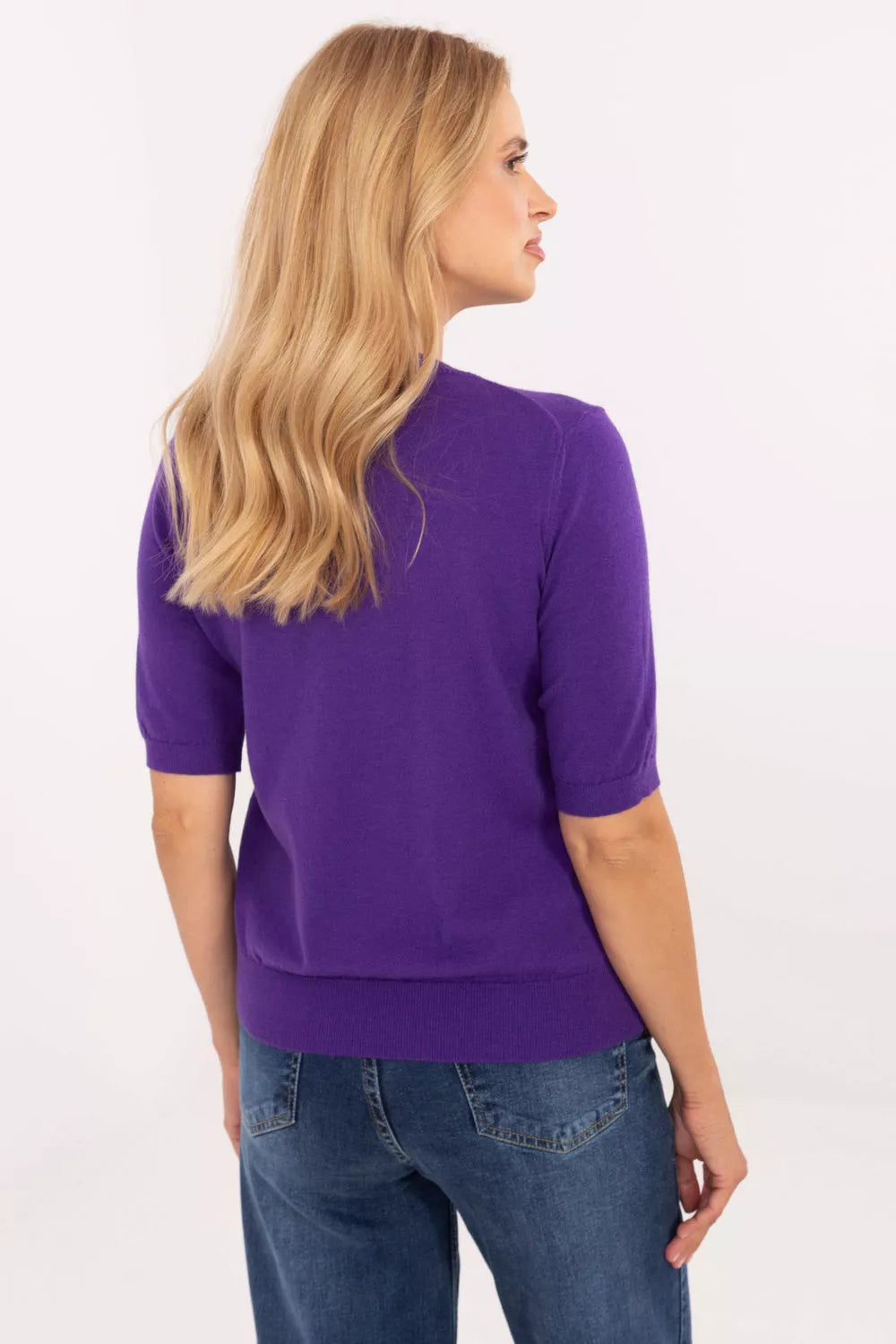 Megztinis trumpomis rankovėmis, modelis 216851, gamyklinė kaina