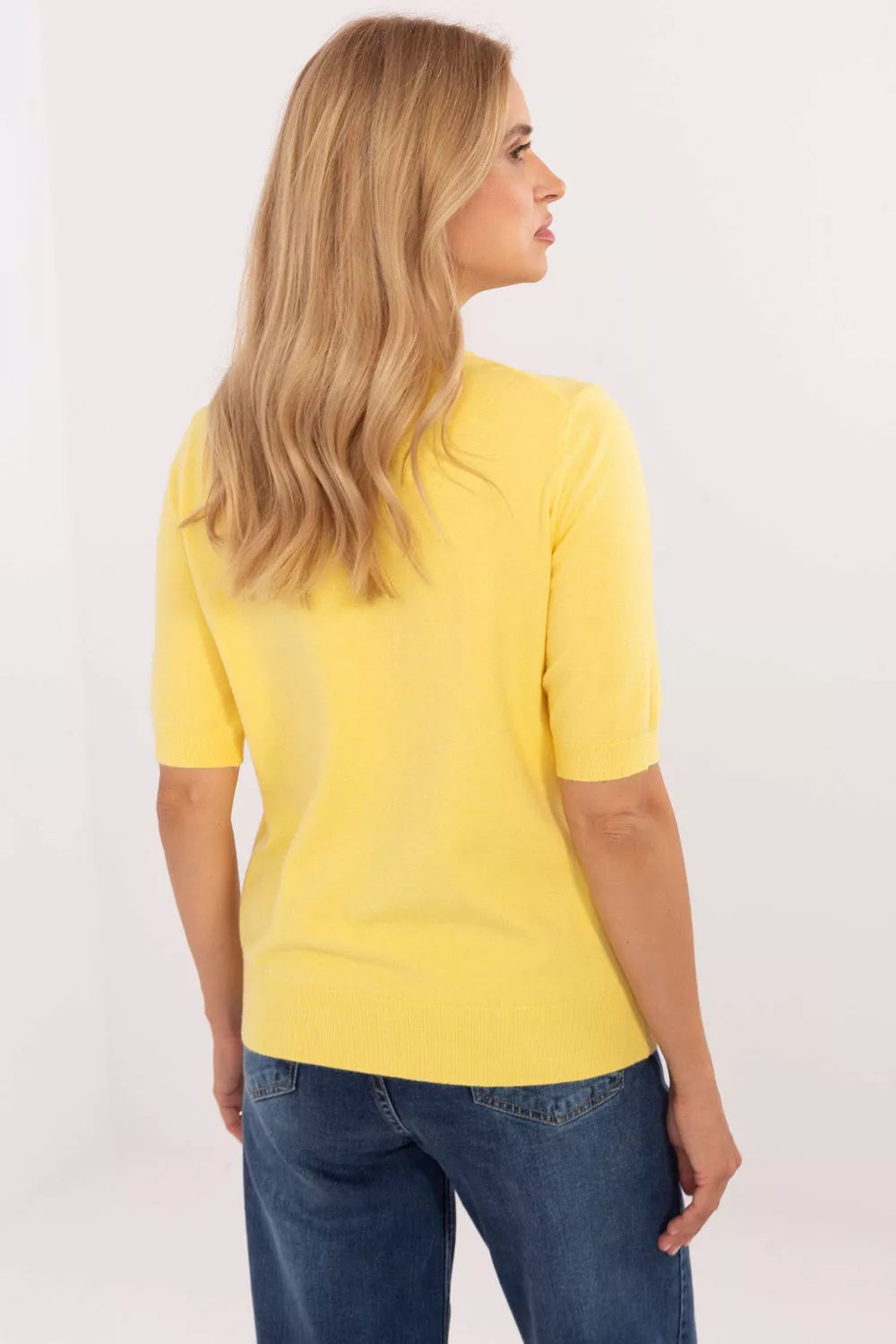 Megztinis trumpomis rankovėmis, modelis 216852, gamyklinė kaina.