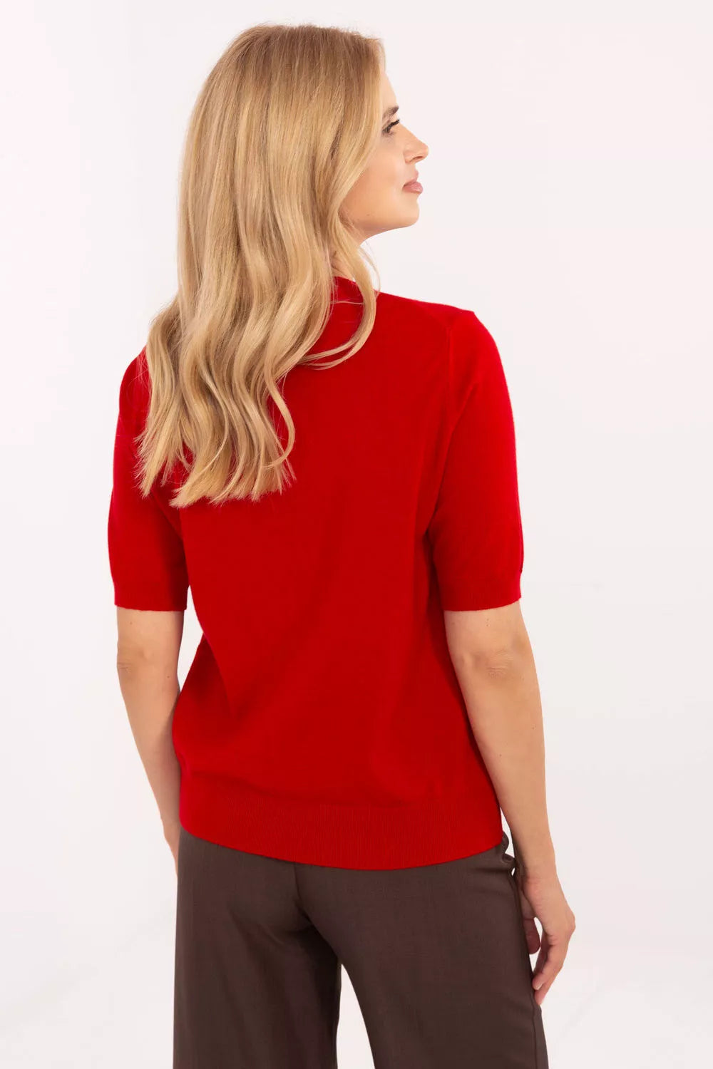 Megztinis trumpomis rankovėmis, modelis 216858, gamyklinė kaina