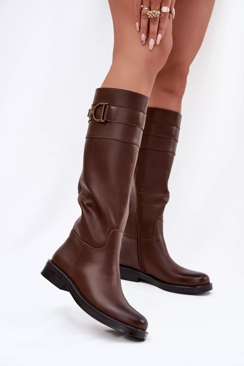 Auliniai batai iki šlaunų modelis 217218 Step in style