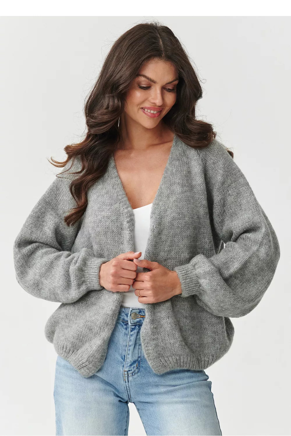 Kardiganas modelis 217369 Makadamia