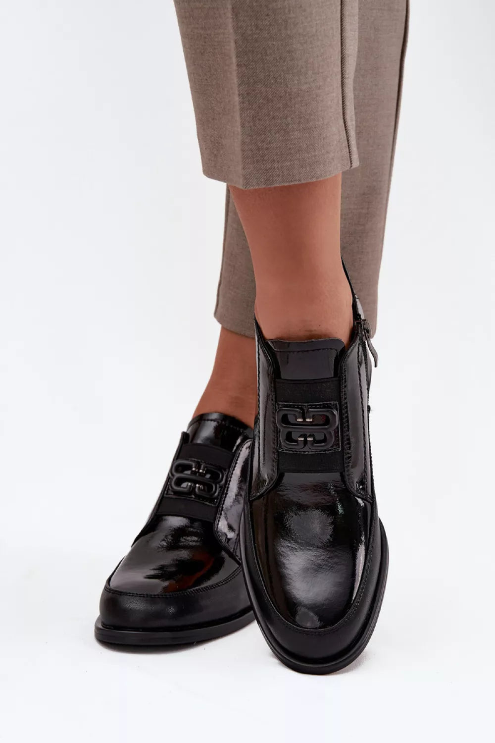 Žemi batai su kulniuku modelis 217478 Step in style