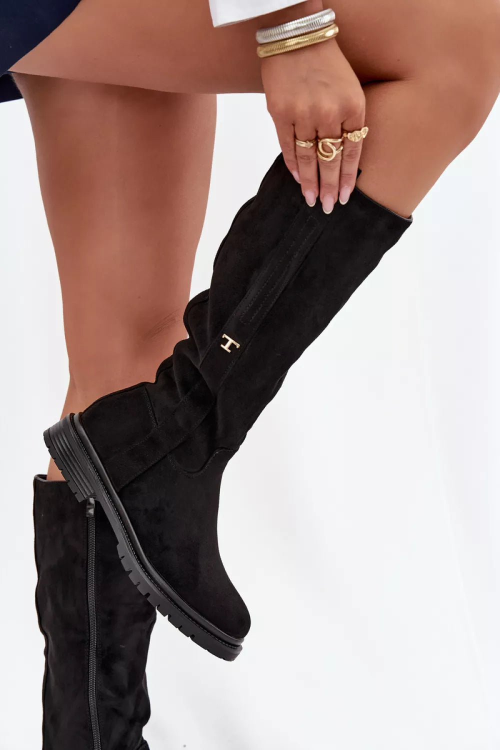 Auliniai batai iki šlaunų modelis 217517 Step in style