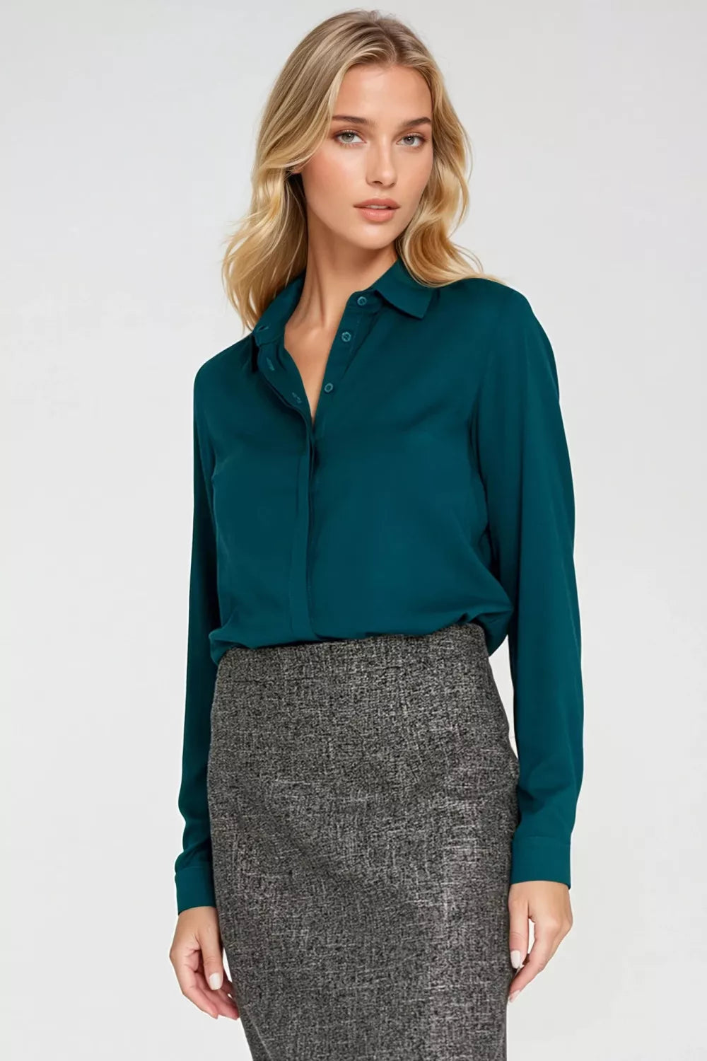 Marškiniai ilgomis rankovėmis modelis 217577 Nife