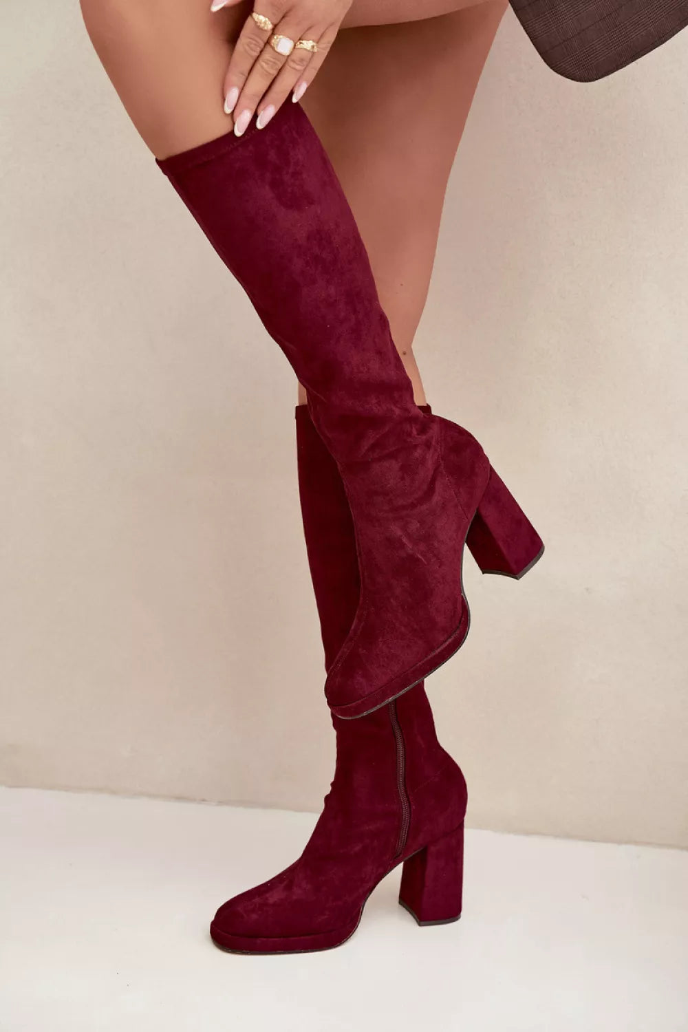 Auliniai batai su kulnu, modelis 217761 Step in style