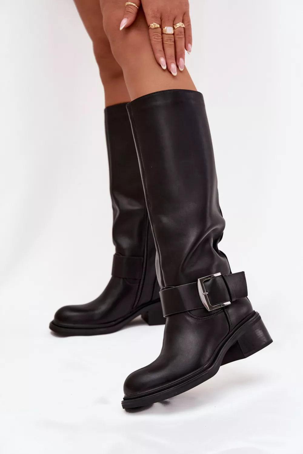 Auliniai batai iki šlaunų, modelis 217767, Step in style