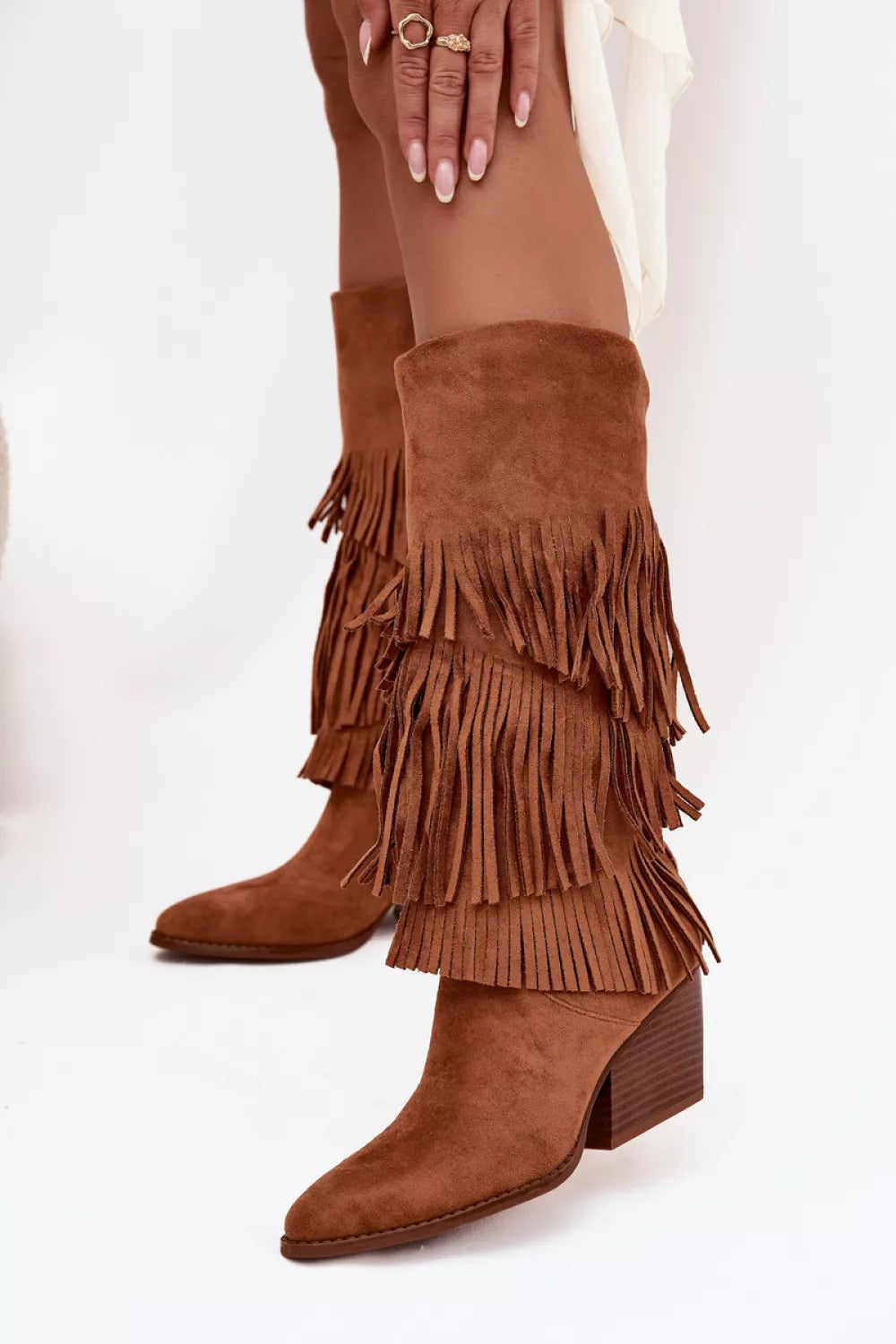 Auliniai batai su kulnu, modelis 217823 Step in style