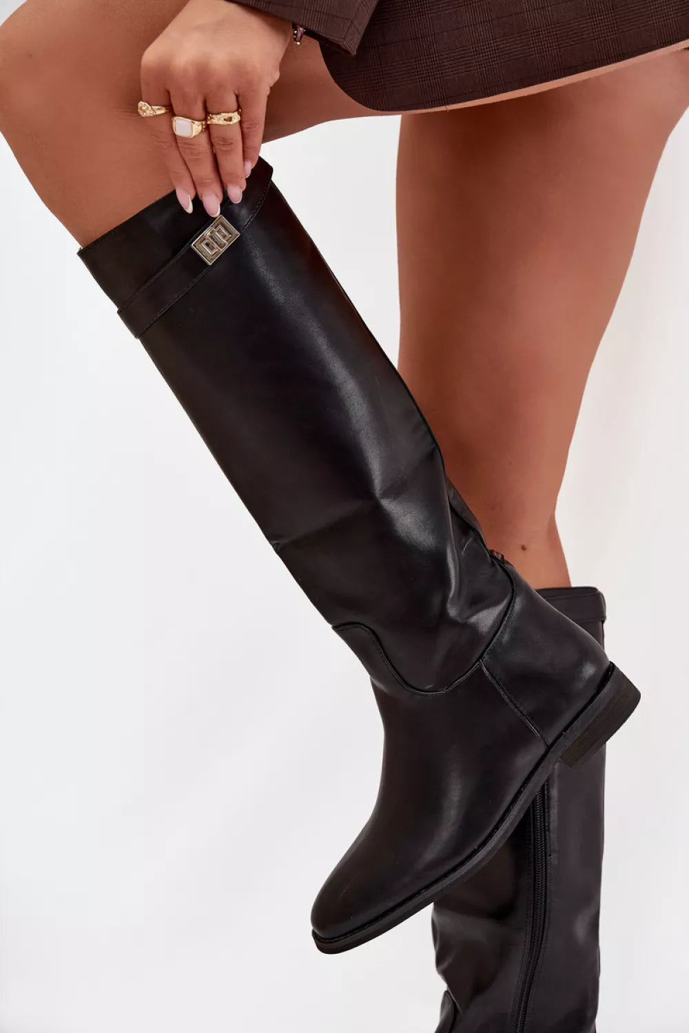 Aukštakulniai batai iki šlaunų modelis 218083 Step in style