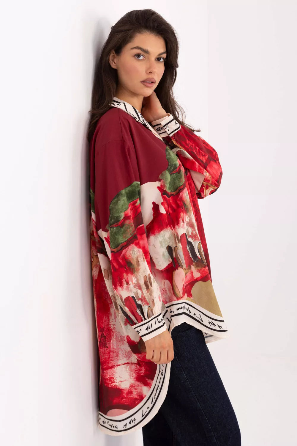 Marškiniai ilgomis rankovėmis modelis 218392 Rue Paris