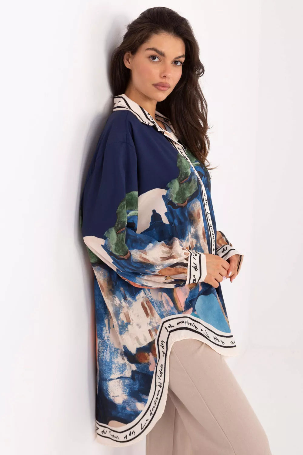 Marškiniai ilgomis rankovėmis, modelis 218393 Rue Paris