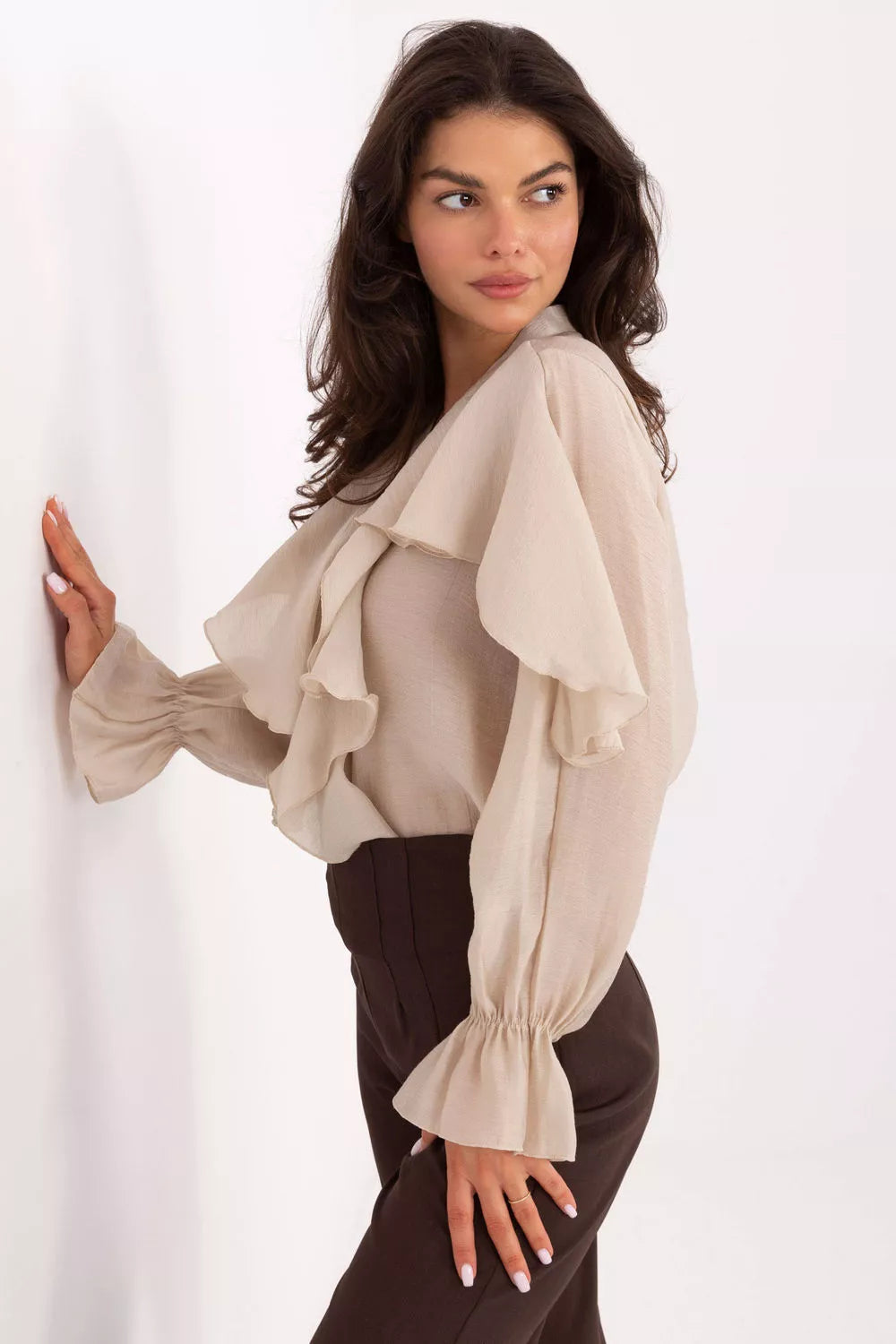 Marškiniai ilgomis rankovėmis modelis 218413 Rue Paris