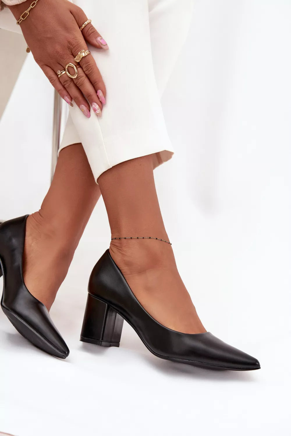 Bateliai su storu kulnu, modelis 218680 Step in style