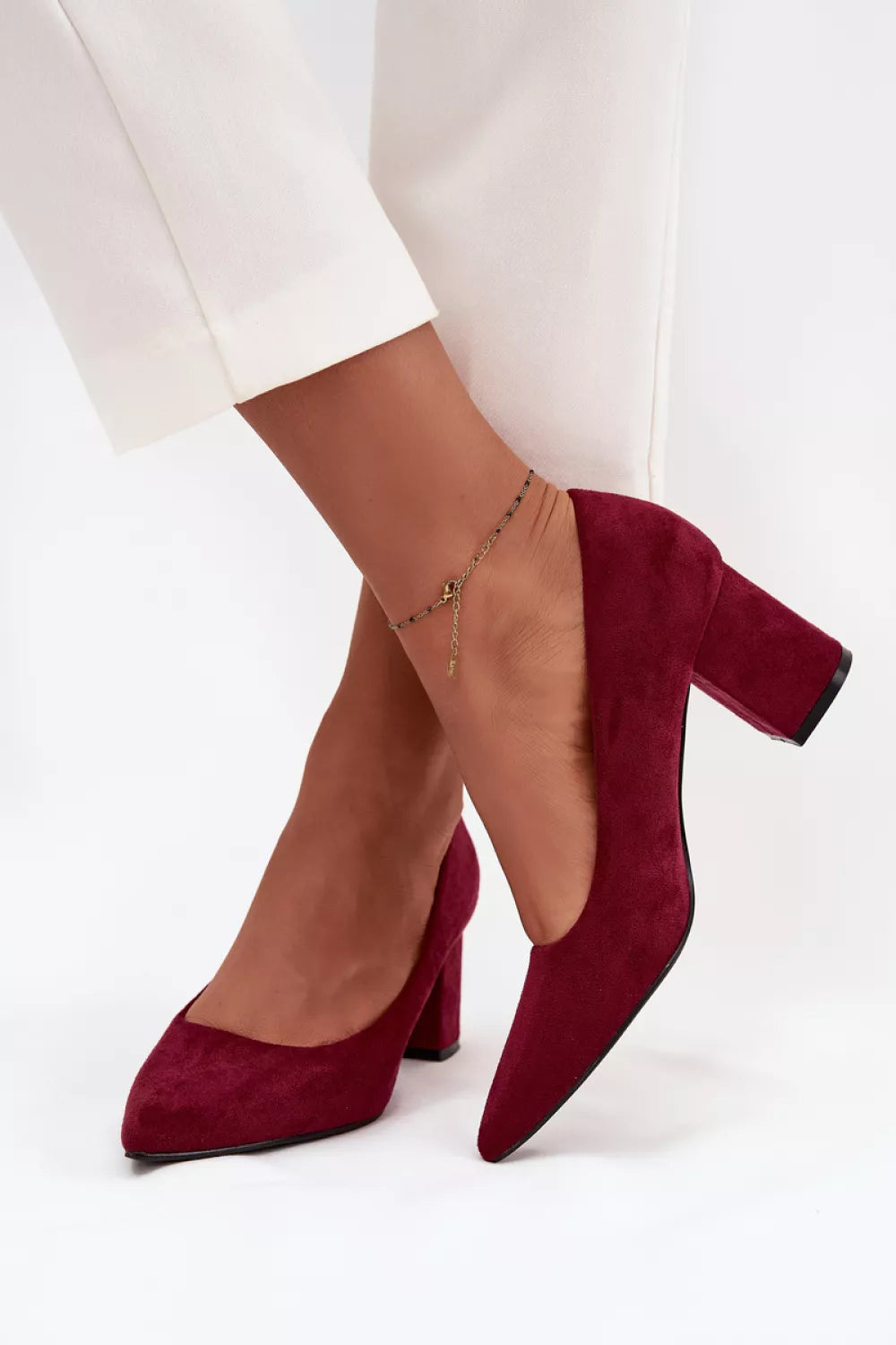Bateliai su storu kulnu, modelis 218682 Step in style