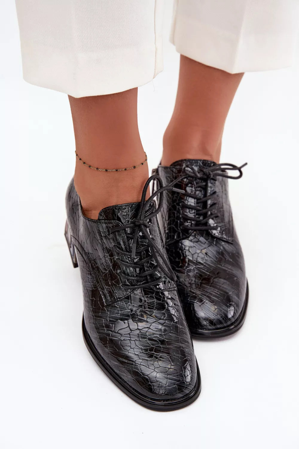 Žemi batai su kulnu, modelis 218694 Step in style