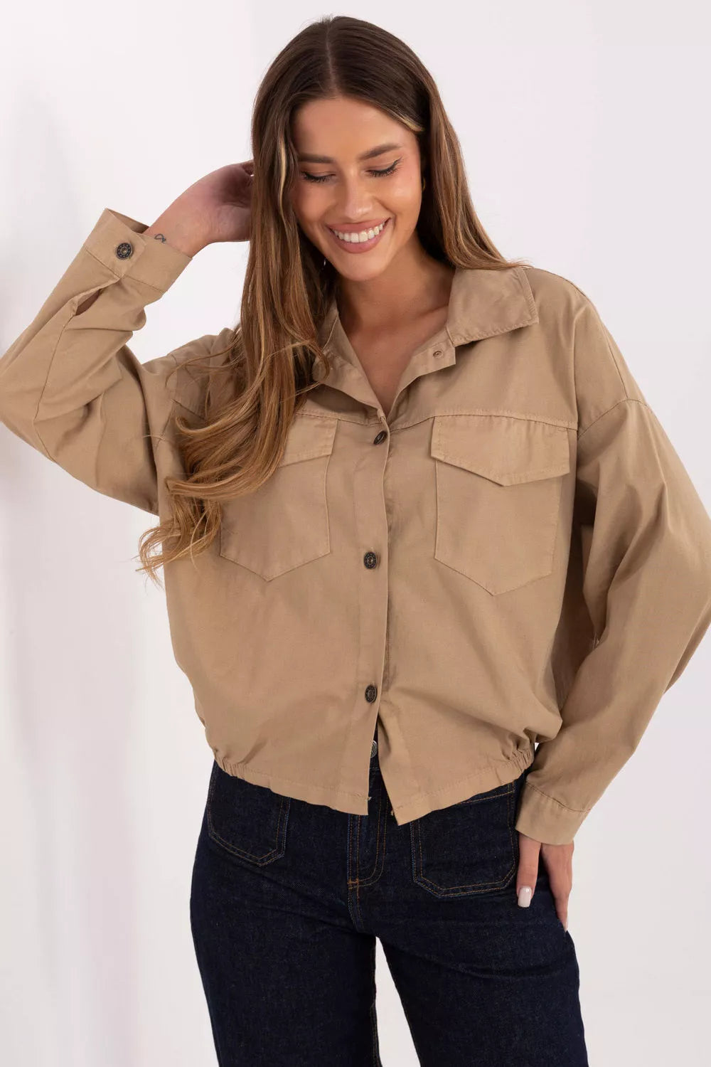 Marškiniai ilgomis rankovėmis modelis 219052 Rue Paris