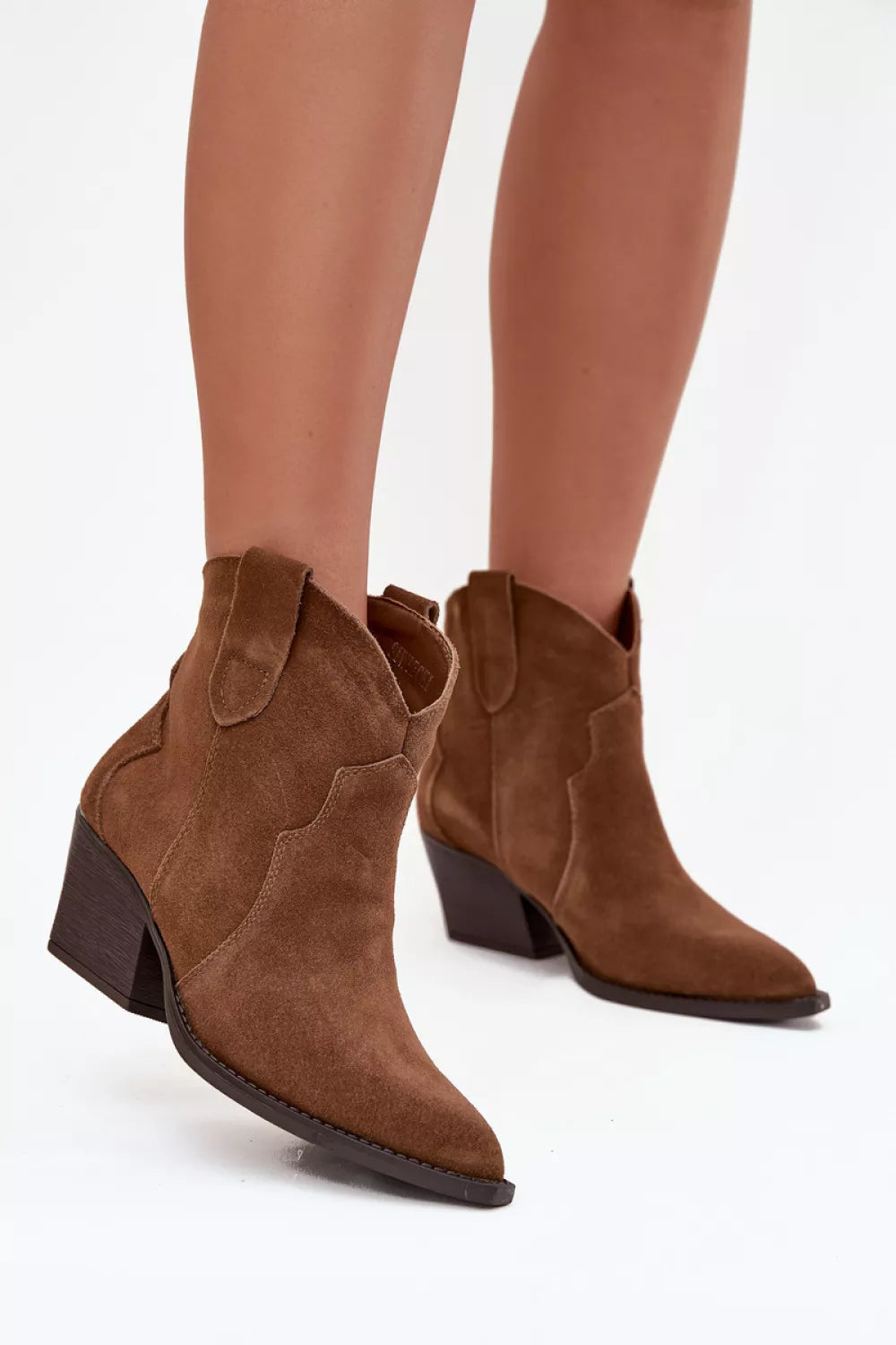 Auliniai batai su kulnu, modelis 219126 Step in style